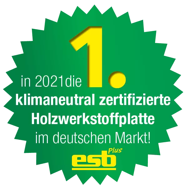 Pierwszy certyfikowany, neutralny dla klimatu panel drewnopochodny na rynku niemieckim w 2021 r.